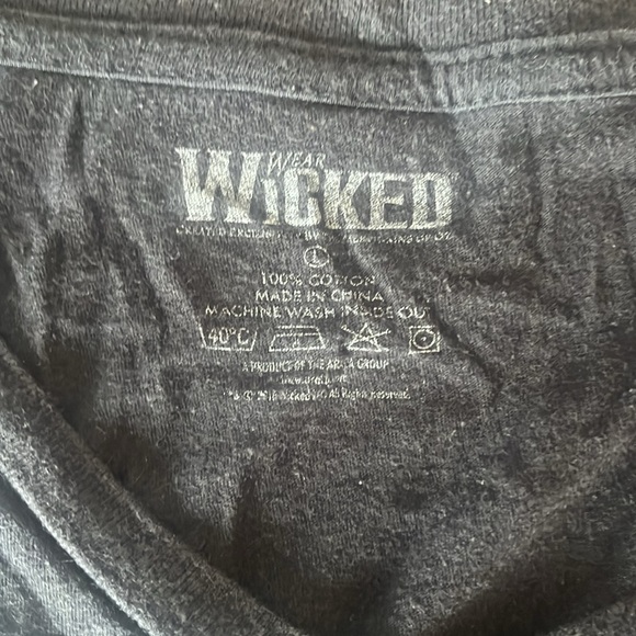 Wicked the Musical V-Neck T-Shirt w/ Wicked Graphic - Picture 3 of 3